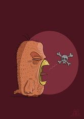 Angry owl